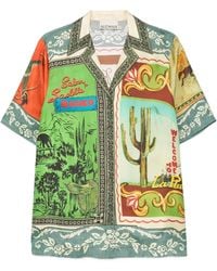 ALÉMAIS - Ace Silk Shirt - Lyst