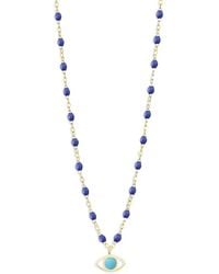 Gigi Clozeau - 18K Classic Gigi Eye Necklace - Lyst