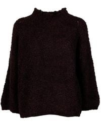 Cinque - Pullover Mit Bouclé-Struktur Mit Stehkragen - Lyst