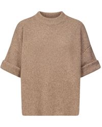 Loulou de Saison - Tamia Rolled-Sleeve Sweater - Lyst