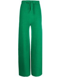 Patrizia Pepe - Knitted Wide-leg Trousers - Lyst