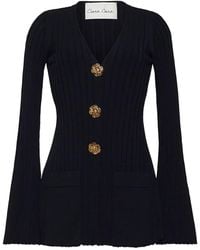 Cara Cara - Estella Ribbed Bell-Sleeve Top - Lyst