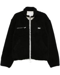Rhude - Fleecejacke Mit Logo-Patch - Lyst