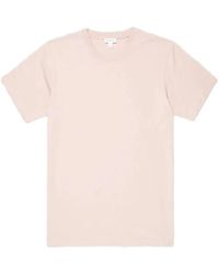 Sunspel - Riviera Crewneck Short-Sleeve Cotton T-Shirt - Lyst