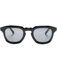 Moncler - Gradd Sonnenbrille mit eckigem Gestell - Lyst