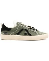 Springa - Wavy Logo-Patch Sneakers - Lyst