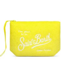 MC2 Saint Barth - Aline Logo-Detail Clutch Bag - Lyst