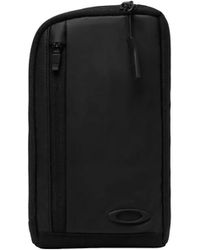 Oakley - Link Logo-Plaque Zip-Fastening Shoulder Bag - Lyst