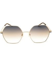 BOSS - Geometric-Frame Sunglasses - Lyst