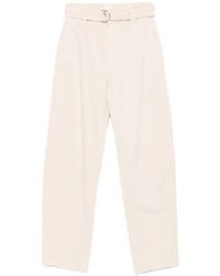 Liu Jo - Belted Straight-Leg Jeans - Lyst