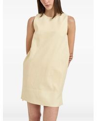 Semicouture - Sleeveless Round-Neck Mini Dress - Lyst