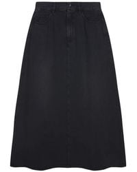 JNBY - Logo-Patched A-Line Maxi Skirt - Lyst