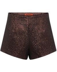 Simon Miller - Fleur Metallic Mini Shorts - Lyst
