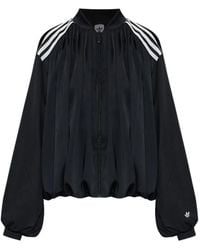 adidas - Haut De Survêtement En Satin À Design Plissé - Lyst