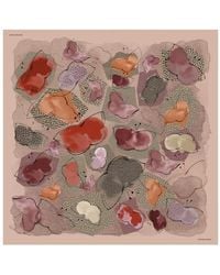 Borbonese - Butterfly-Print Silk Scarf - Lyst