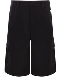 Off-White c/o Virgil Abloh - Logo-Embroidered Cargo Shorts - Lyst