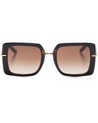 Dolce & Gabbana - Tortoiseshell-Effect Square-Frame Sunglasses - Lyst