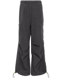 Barrow - Panelled Cotton Wide-leg Trousers - Lyst