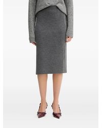 SIMONA CORSELLINI - Embellished Midi Skirt - Lyst