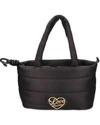 Love Moschino - Quilted Heart-Detail Shoulder Bag - Lyst