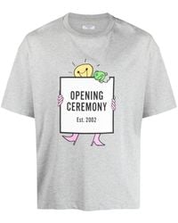 Opening Ceremony - Light Bulb Box Logo Print T-shirt - Lyst