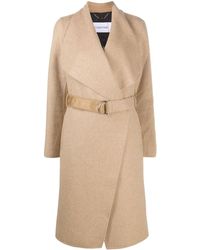 Calvin Klein Cappotto doppiopetto con cintura - Neutro