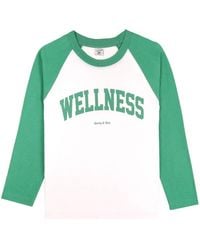 Sporty & Rich - Wellness Ivy Cotton T-Shirt - Lyst