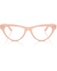 Versace - Verzierte Cat-Eye-Brille - Lyst