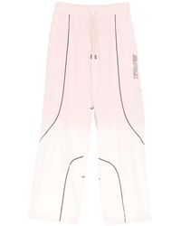 Off-White c/o Virgil Abloh - Logo Embroidered Wide-Leg Track Pant - Lyst
