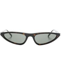 Saint Laurent - Geometric-frame Sunglasses - Lyst