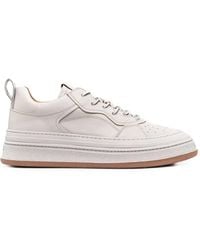 Buttero - Perforated Panelled Sneakers - Lyst