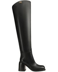 Sergio Rossi - Avenue Block-Heel Boots - Lyst