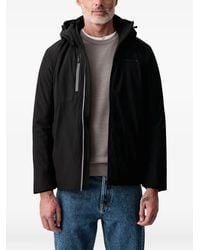 Lindbergh - Logo-Print Hooded Jacket - Lyst