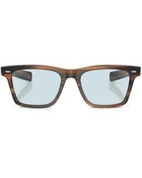 Oliver Peoples - Maestro Square-Frame Sunglasses - Lyst