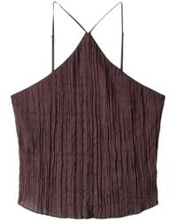 STAUD - Crinkled Top - Lyst