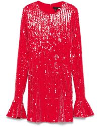 ROTATE BIRGER CHRISTENSEN - Sequins Mini Dress - Lyst