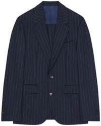 Givenchy - Single-Breasted Deconstructed Striped Jacket - Lyst