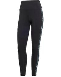 adidas - 3-Stripes Floral Leggings - Lyst