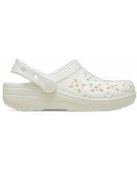 Crocs™ - Classic Floral Cut-Out Closed-Toe Mules - Lyst