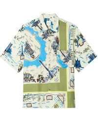 Paul Smith - London Scarf Print Shirt - Lyst