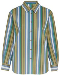 Frankie Shop - Striped Long-Sleeve Shirt - Lyst