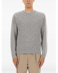 Herno - Jersey Con Motivo A Rombos - Lyst