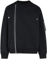 Sacai - Asymmetric-Zip Jacket - Lyst