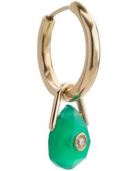 Pascale Monvoisin - 9kt Yellow Gold Orso Green Onyx Earring - Lyst