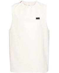 OAMC - Zipped Cotton Tank Top - Lyst