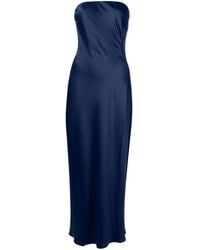 Reformation - Nevaeh Satin Midi Dress - Women's - Viscose/naiatm Cellulosic Fiber/polyester - Lyst