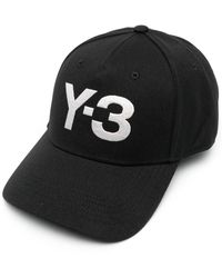 Y-3 - Baseballkappe mit Logo-Stickerei - Lyst