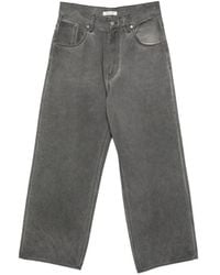 sunflower - Faded-Effect Buckle-Detail Jeans - Lyst