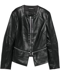KARL LAGERFELD - Zip-Front Panelled Jacket - Lyst