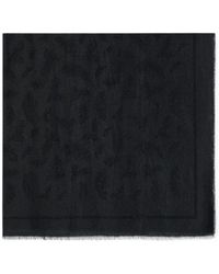 Elisabetta Franchi - Schal Aus Lurex Mit Federn - Lyst